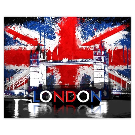Plakat 50x40 London City Londyn Anglia ZeSmakiem