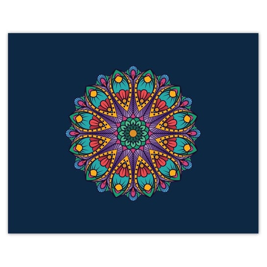 Plakat 50x40 Mandala z Maroka Morocco ZeSmakiem