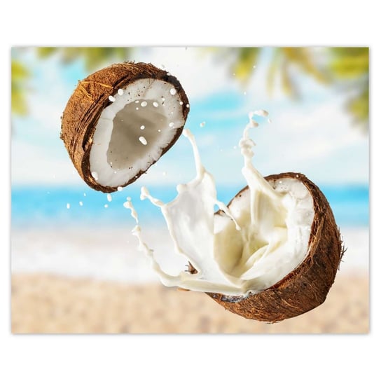 Plakat 50x40 Mleczko kokosowe Kokosy ZeSmakiem
