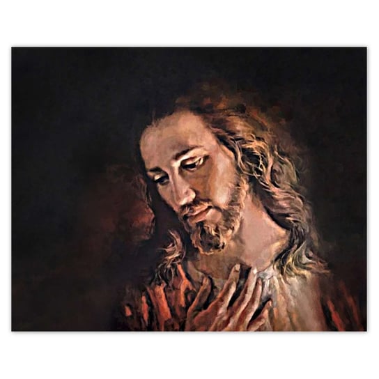 Plakat 50x40 Oblicze Jezusa Chrystusa ZeSmakiem
