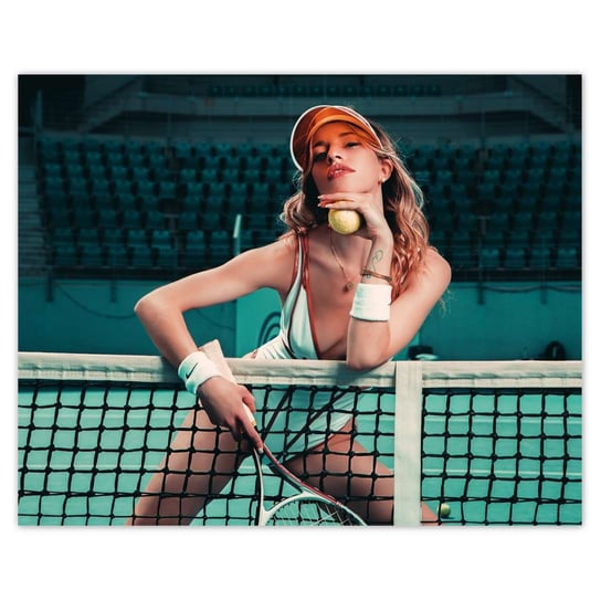 Plakat 50x40 Ona to lubi Tenis ziemny ZeSmakiem