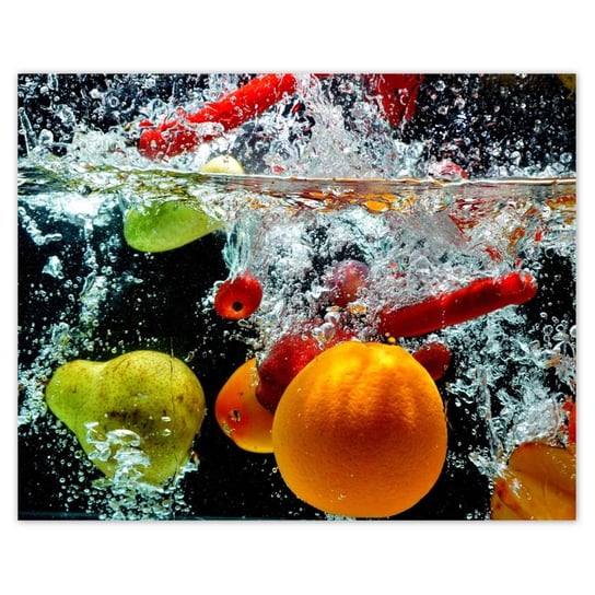 Plakat 50x40 Owoce i warzywa w wodzie ZeSmakiem