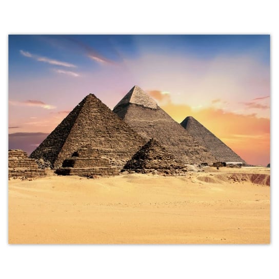 Plakat 50x40 Piramidy Egipt Krajobraz ZeSmakiem