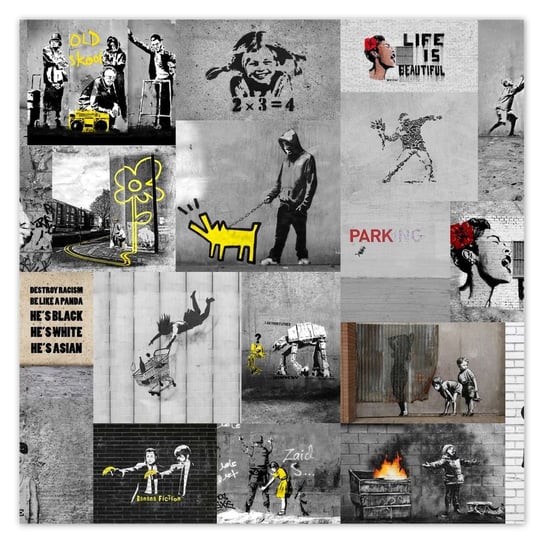 Plakat 50x50 Banksy Megamix ZeSmakiem