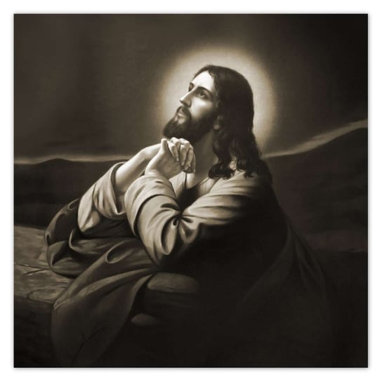 Plakat 50x50 Jezus modli się w Ogrójcu ZeSmakiem