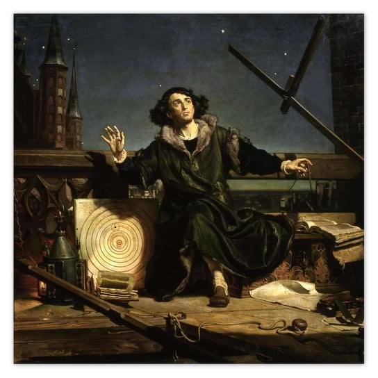 Plakat 50x50 Mikołaj Kopernik ZeSmakiem