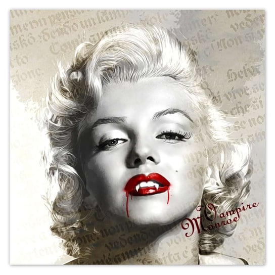 Plakat 50x50 Wampire Marilyn Monroe ZeSmakiem