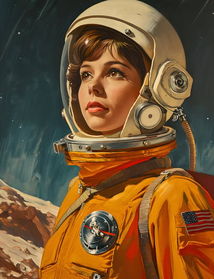 Plakat 50x65cm Pionierka Kosmosu Inna marka