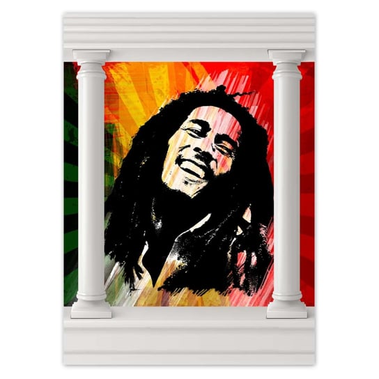 Plakat 50x70 Bob Marley Reggae ZeSmakiem