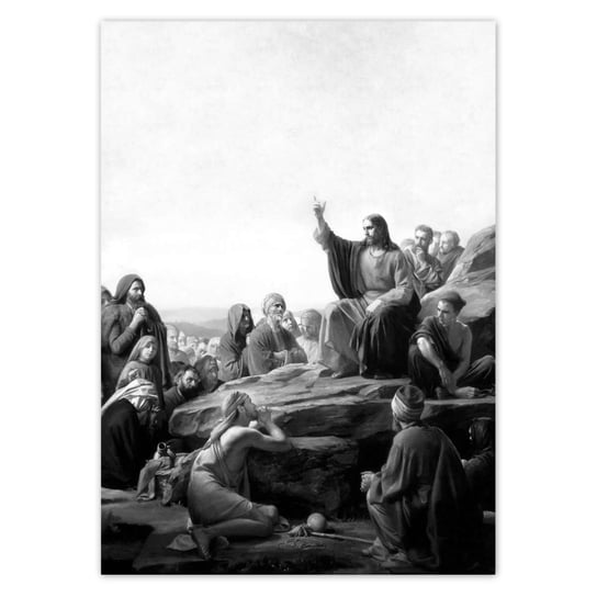 Plakat 50x70 Jezus Kazanie na górze ZeSmakiem