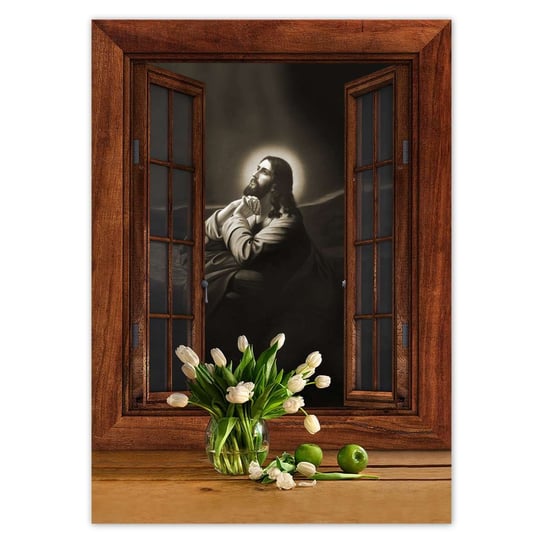 Plakat 50x70 Jezus modli się w Ogrójcu ZeSmakiem