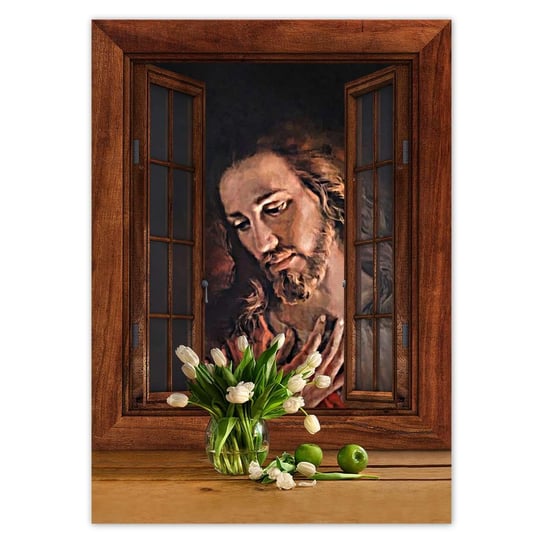 Plakat 50x70 Oblicze Jezusa Chrystusa ZeSmakiem