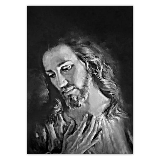 Plakat 50x70 Twarz Jezusa Chrystusa ZeSmakiem