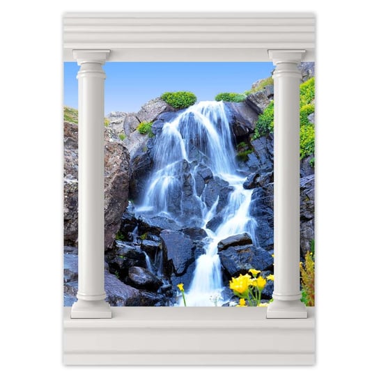 Plakat 50x70 Wodospad Krajobrazy ZeSmakiem