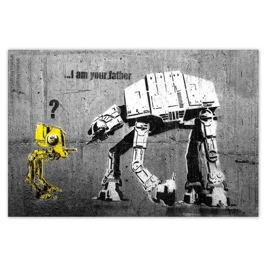 Plakat 60x40 Banksy I am your father ZeSmakiem