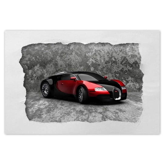 Plakat 60x40 Bugatti Veyron ZeSmakiem