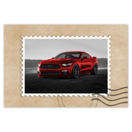 Plakat 60x40 Ford Mustang USA ZeSmakiem