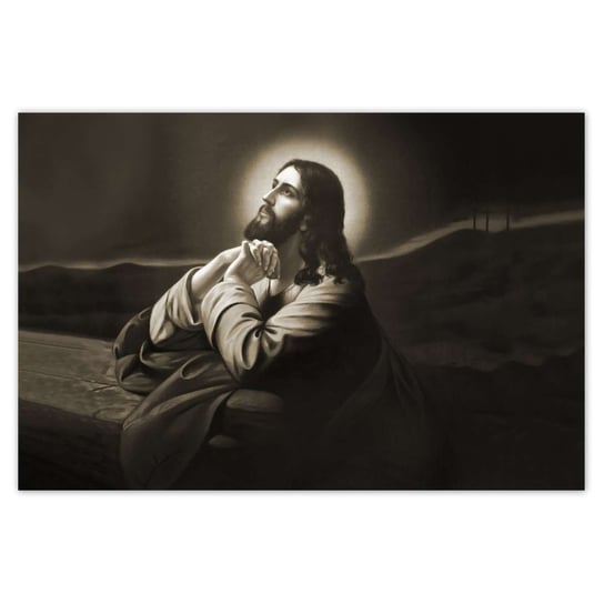 Plakat 60x40 Jezus modli się w Ogrójcu ZeSmakiem