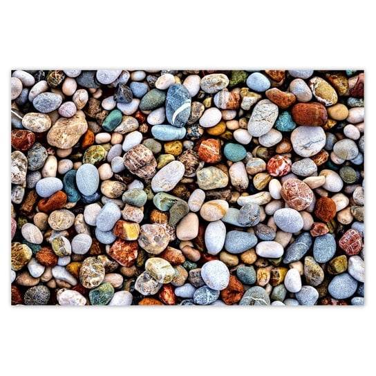 Plakat 60x40 Kolorowe kamienie Otoczak ZeSmakiem