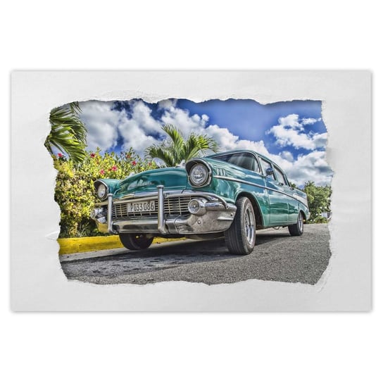 Plakat 60x40 Kubański samochód ZeSmakiem