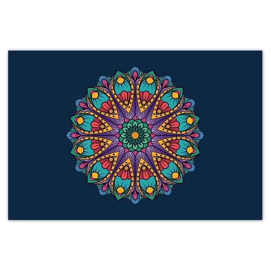Plakat 60x40 Mandala z Maroka Morocco ZeSmakiem