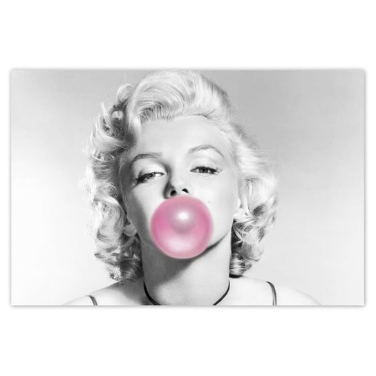 Plakat 60x40 Marilyn Monroe z gumą ZeSmakiem