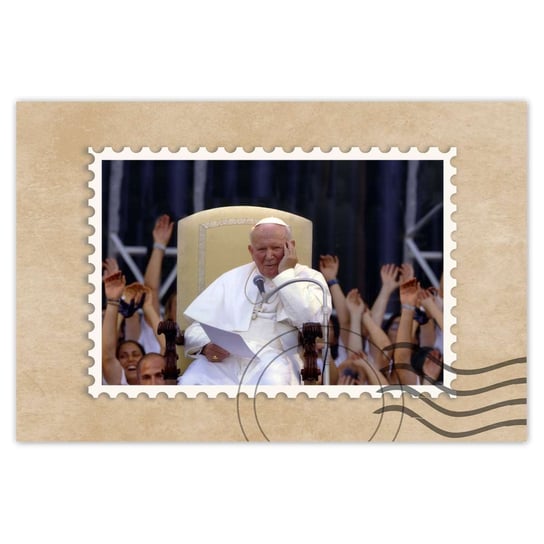 Plakat 60x40 Papież Polak Jan Paweł II ZeSmakiem
