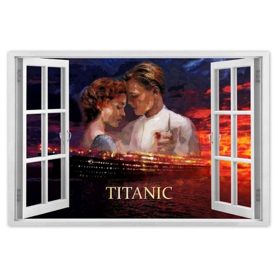 Plakat 60x40 Titanic Statek Napis ZeSmakiem