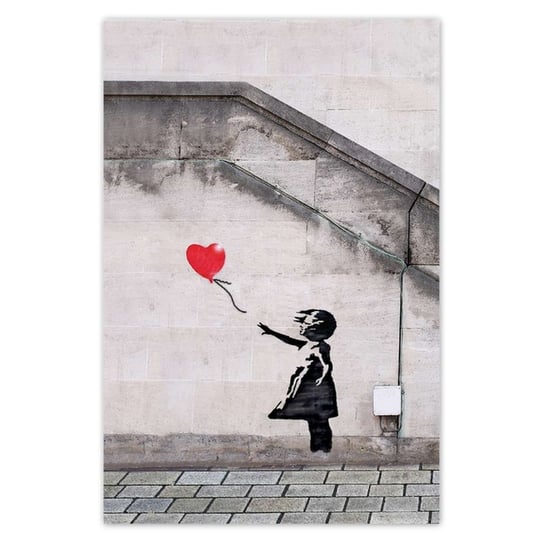Plakat 60x90 Banksy Dziewczyna Balonik ZeSmakiem