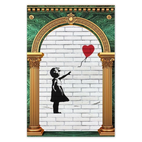 Plakat 60x90 Banksy Dziewczynka Balon ZeSmakiem