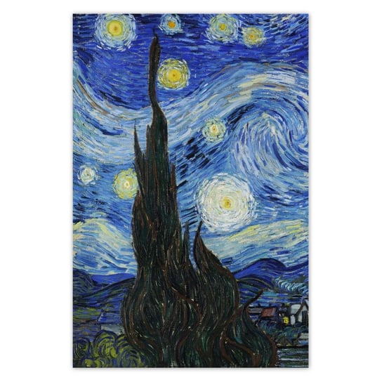 Plakat 60x90 Gwiaździsta noc Van Gogh ZeSmakiem