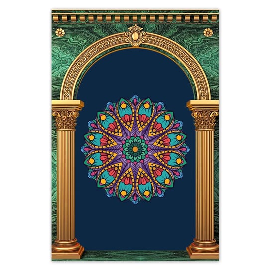 Plakat 60x90 Mandala z Maroka Morocco ZeSmakiem