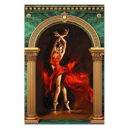 Plakat 60x90 Namiętny taniec Kobieta ZeSmakiem