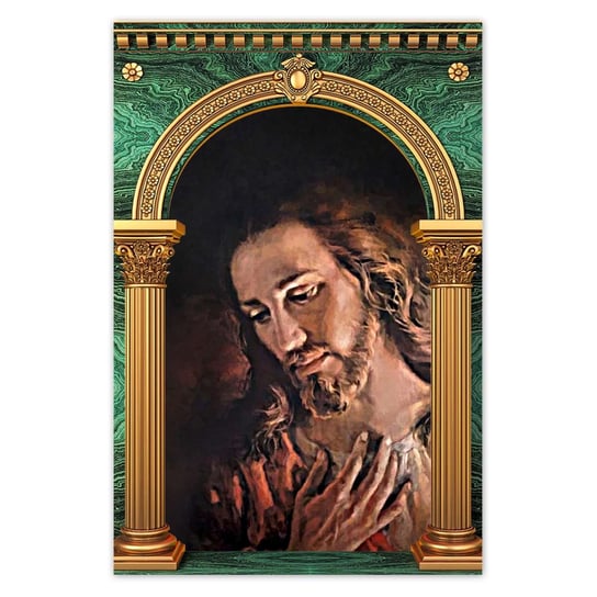 Plakat 60x90 Oblicze Jezusa Chrystusa ZeSmakiem