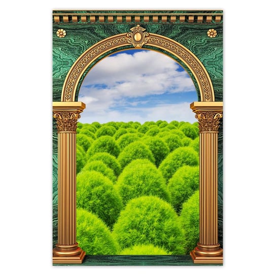 Plakat 60x90 Zielone spojrzenie Dolina ZeSmakiem