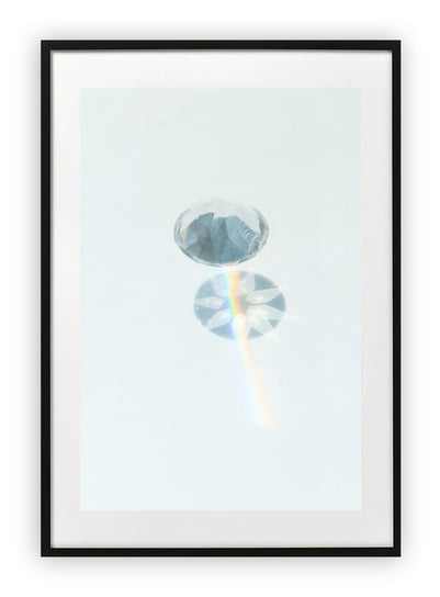 Plakat 61x91 cm  Pryzmat Diament Natura Światło WZORY Printonia