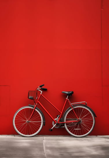 Plakat 68x98cm Czerwony Rower Zakito Posters