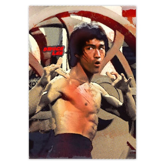Plakat 70x100 Bruce Lee Kung Fu ZeSmakiem