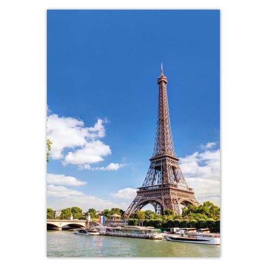 Plakat 70x100 Francja Paryż Wieża ZeSmakiem