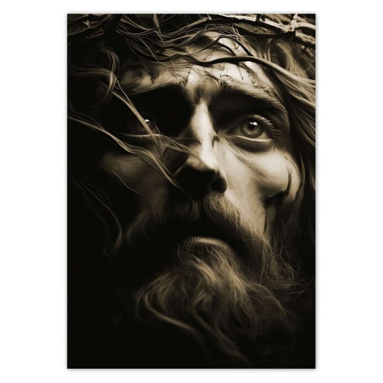 Plakat 70x100 Jezus w koronie cierniowej ZeSmakiem