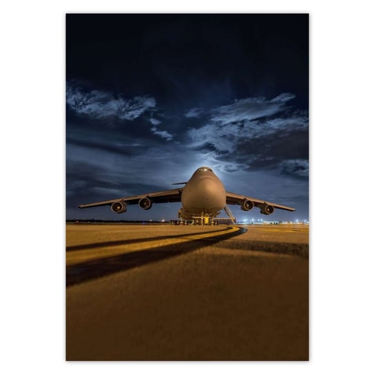 Plakat 70x100 Wielki samolot Lotnisko ZeSmakiem