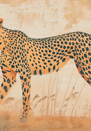 Plakat 70x100cm Gepard w Ruchu Zakito Posters