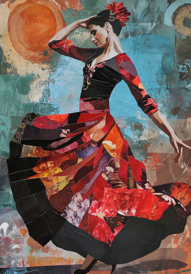 Plakat 70x100cm Taniec Flamenco Zakito Posters