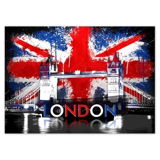 Plakat 70x50 London City Londyn Anglia ZeSmakiem