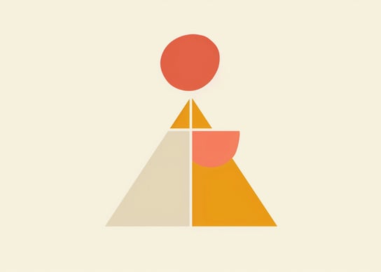 Plakat 70x50cm Piramida Równowagi Inna marka