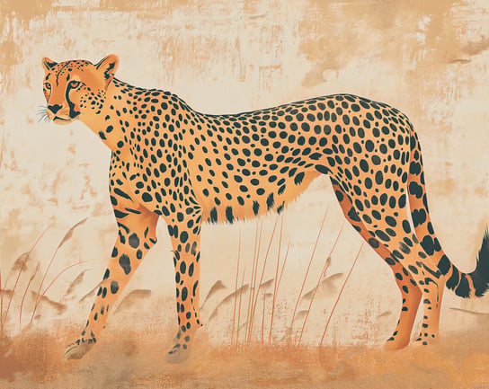 Plakat 76x60,5cm Gepard w Ruchu Zakito Posters