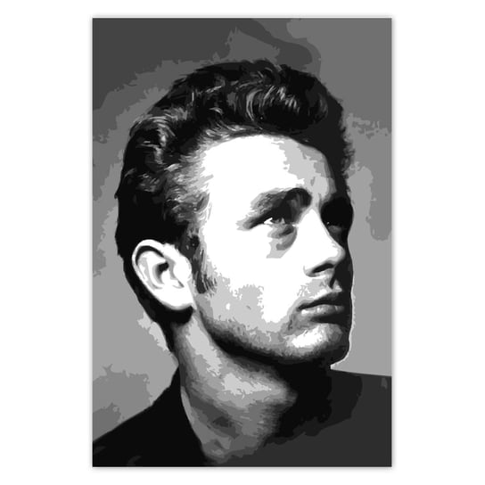 Plakat 80x120 Aktor James Dean ZeSmakiem