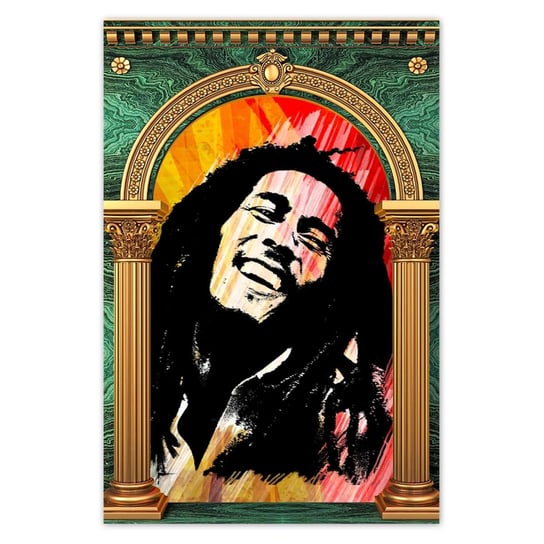 Plakat 80x120 Bob Marley Reggae ZeSmakiem