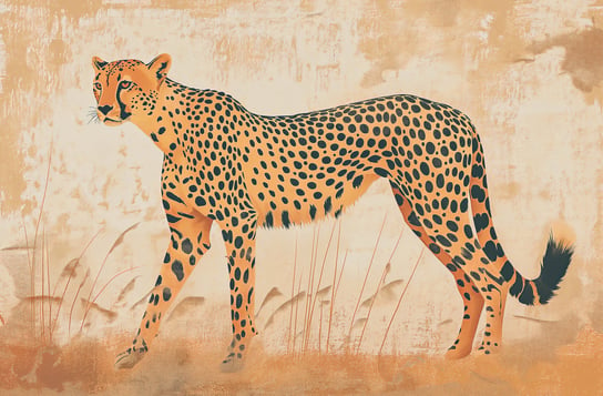 Plakat 86,4x56,8cm Gepard w Ruchu Zakito Posters