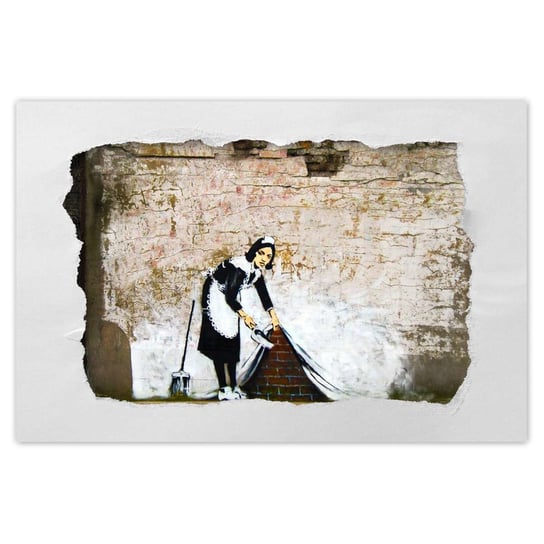 Plakat 90x60 Banksy Pokojówka ZeSmakiem